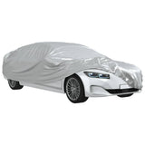 Car Cover for Sedan with Buckle Straps Full Silver XL PEVA 4008953