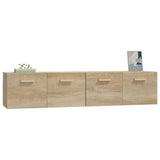 Wall Cabinets 2 pcs Sonoma Oak 80x35x36.5 cm Engineered Wood 3115646