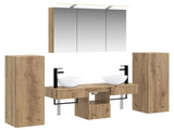 Bathroom Furniture Set 6 pcs Artisan Oak 3407118