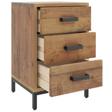 Bedside Cabinet Brown 36x30x54 cm Solid Pinewood 349913