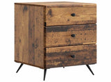 Bedside Cabinet Old Wood 43 x 41 x 66.5 cm Engineered Wood 895483