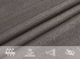 Sunshade Sail 160 g/m Anthracite 7x7 m HDPE 311060