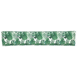 ZNTS Pallet Cushion for Bench Leaf Pattern 200x40x8 cm Oxford Fabric 42001686