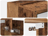 Bathroom Mirror Cabinet Old Wood 63.5 x 16 x 62.5 cm 889165