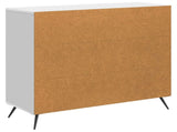 Sideboard High Gloss White 89 x 34.5 x 80 cm Engineered Wood 895569