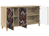 Sideboard OMMEN Sonoma 102 x 33 x 75 cm Engineered Wood 8006959