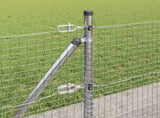Welded Wire Fence with Concrete Base 100 x 0.6 m 3352379