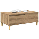 Coffee Table Artisan Oak 90 x 50 x 35 cm Engineered Wood 881193