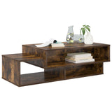 Coffee Table Smoked Oak 105 x 50 x 32.5 cm Engineered Wood 8000208