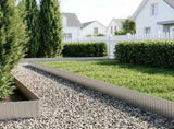Lawn Edging 20 m x 20 cm Galvanised Steel Silver 42030205