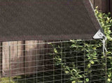 Rabbit Cage Silver 400 x 78 x 78 cm Galvanised Steel 42019238