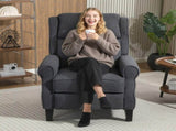132&deg Recliner Armchair, with Extended Footrest - Dark Grey T3398P424905