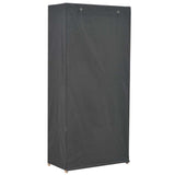 248191 Wardrobe Grey 79x40x170 cm Fabric