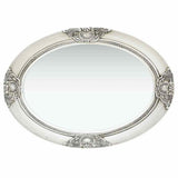 Wall Mirror Baroque Style 50x70 cm Silver 320354