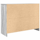 Sideboard with Drawer Grey Sonoma 101x35x76 cm Engineered Wood 861567