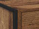 Bedside Table 2 pcs Old Wood 50 x 39.5 x 50 cm Engineered Wood 886687