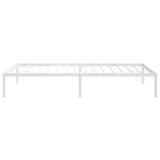Metal Bed Frame without Mattress White 100x190cm 350907