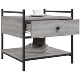 Coffee Table Grey Sonoma 50x50x50 cm Engineered Wood 833968