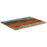 Table Top Multicolour Solid reclaimed wood 70x90 cm Durable 286061