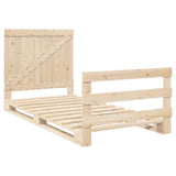 Bed Frame Pine Solid pine wood Single Durable Bed Frame 3281557