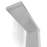 Shower Panel System Stainless Steel Square 142371