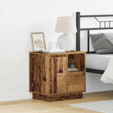 Bedside Cabinet with Drawer 2 pcs Old Wood 50 x 34.5 x 50 cm 869591