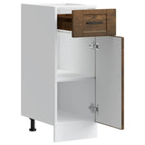 Kitchen Base Cabinet Porto Smoked Oak Engineered Wood 853942