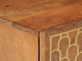 Bathroom Wall Cabinet 38x33x48 cm Solid Wood Mango 358304