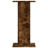 Speaker Stands 2 pcs Smoked Oak 30x30x60 cm Engineered Wood 852658