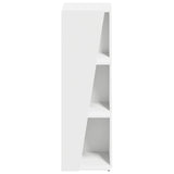 Side Shelf White 33 x 32 x 100.5 cm Engineered Wood 892417