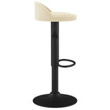 Bar Stool Cream Velvet 333589