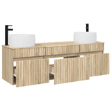 Bathroom Cabinet Set 3 pcs Sonoma Oak 49 x 44.5 x 66 cm 3405769