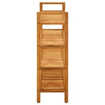 Shoe Rack with 4 Shelves 100x27x80 cm Solid Oak Wood 331750