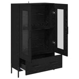 Highboard Corona Black Oak 69.5 x 31 x 115 cm Engineered Wood 882534