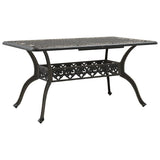 Garden Dining Set Bronze Cast aluminium Medium Ergonomic 3216316