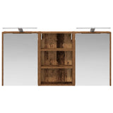 Bathroom Cabinet Set 3 pcs 126 x 16 x 62.5 cm Engineered wood 3403838