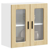 Kitchen Wall Cabinet with Glass Door Porto Sonoma Oak 854150