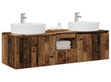 Bathroom Cabinet Set 3 pcs Old Wood 49.5 x 44.5 x 65 cm 3405685