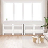 Radiator Covers 2 pcs White 152x19x81.5 cm MDF 3051375