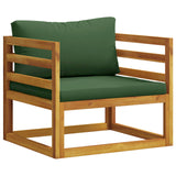 Sofa Set 8 pcs Natural Solid Acacia Wood 3417259