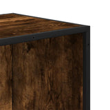 Book Cabinet Smoked Oak 65.5x33x107.5 cm Engineered Wood 849161