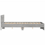 Bed Frame Grey Sonoma Engineered Wood Small Double Durable 3207516