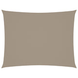 135440 Sunshade Sail Oxford Fabric Rectangular 5x7 m Taupe