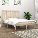 Bed Frame without Mattress 200x200 cm Solid Wood Pine 3104563