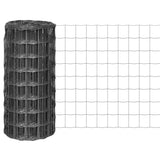 Euro Fence Steel 25x0.8 m Grey 142514