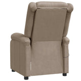 Massage Chair Cappuccino Faux Leather 340168