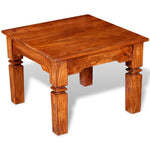 ZNTS Coffee Table Solid Wood 60x60x45 cm 244048