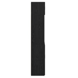Storage Cabinet Black Oak 80 x 42.5 x 225 cm Engineered Wood 3402820