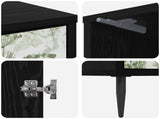 Bedside Cabinet GOTHA 2 pcs Black Oak 36 x 33 x 51 cm 8007268