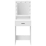 Dressing Table White 50 x 41 x 135 cm Engineered Wood 865091